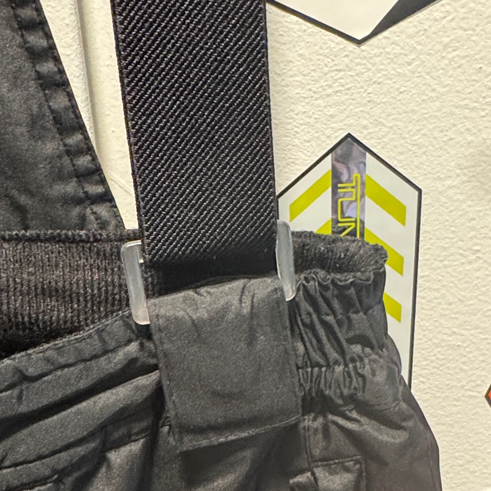 Weatherproof Black Kids Snow Overalls with Adjustable Suspenders size 7/8 - Picture 6 of 6
